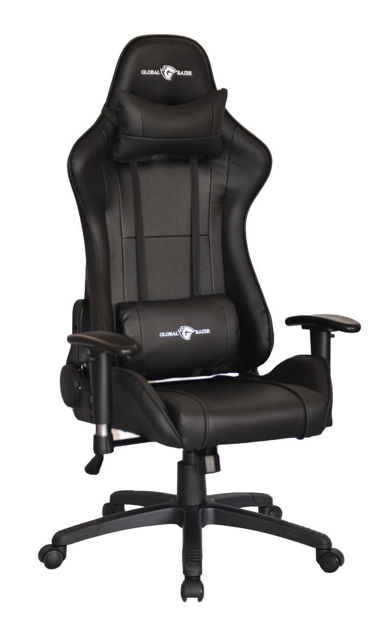 Premium all-black gaming chair